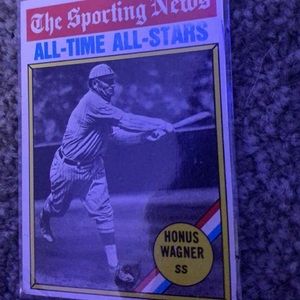 Honus wagner 1976 all star card